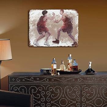 スタラムダンク 壁画 Amazon.co.jp: アートパネル スラムダンク logo ポスター 壁掛け